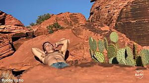 Outdoor Anal Play with Intense Masturbation Session