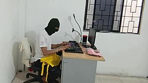 horny neighbor shows her fat ass