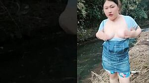 Andrea and migz embark on an exciting outdoor adventure with beautiful curves!