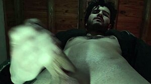 cumming huge messy cumshot on camera