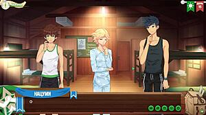 Hentai Game Episode 10: Gay Twinks Head To Beach