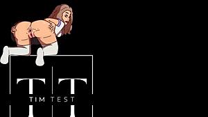 hard anal with cute blonde leaves a big gape after deep action