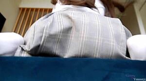 Teacher fucks young 18+ student in class