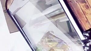 I spied on her upskirt in the store