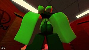 Blonde Snowbunny Gets Railed by Big Black Cock in Roblox