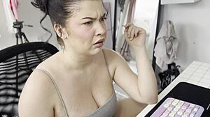 Step bro can’t stop gooning over dirty roleplay! 😏