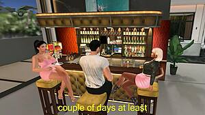 kim's friend caught in sneaky lap dance