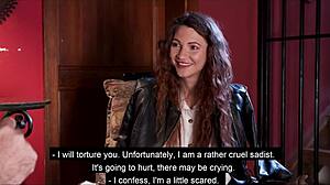 omg, tasting degradation as a pornstar for the first time. this kinky whipping is intense!