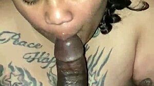 Chubby Polish BBW Sucks Black Cock