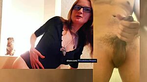 my stepmom fists her pussy