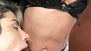 Black Man Fucks Me While Sucking Friend.