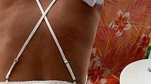 Masturbating with lisa on balcony 😏