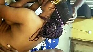 Three Buddies Explore Monster Cock In Group Action. Blowjobs And Doggy Style