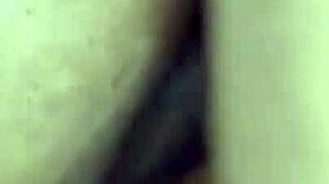 Wet creamy pussy banged by black dick