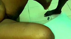 Hardcore quickie with husband’s driver pounding me