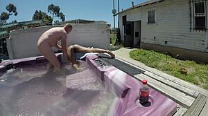 dayanara naked in hot tub