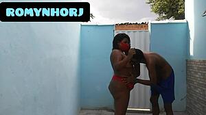 Cheio De Tesão Fudendo No Quintal Na Pele