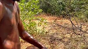 homemade outdoor cream pie? ebony couple with monster cock and big pussy