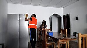 hot latina woman spreads legs to show ass to strangers