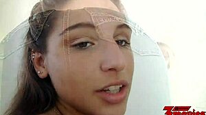 Abella danger super tight pussy fucked so deep with big tits