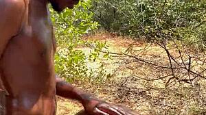 homemade outdoor cream pie? ebony couple with monster cock and big pussy