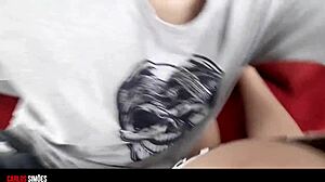 I love sucking this big thick cock in the dorm? My wet pussy makes it slide in easy!