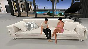 kim's friend caught in sneaky lap dance