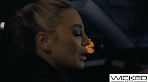 blake blossom, the uber driver, takes her client home for some fucking