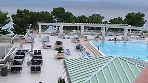 Masturbating with lisa on balcony 😏