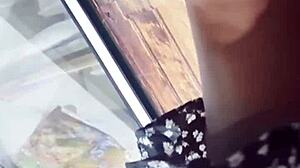 I spied on her upskirt in the store