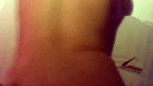 Milf gets fucked from behind by a big-assed gringa.