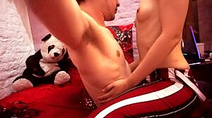 Redhead moans in passionate hardcore assfucking with big cock and cumshot!