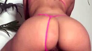 Briana Banderas With Big Ass Masturbates Using Dildo And Vibrator