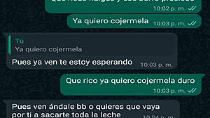 whatsapp chat with my friend's boss, i fucked her again lol