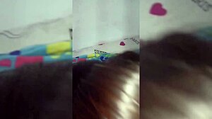 Amateur Colombian Brunette Wife in USA Sucks Neighbor's Big Cock