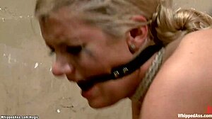 tied prostitute whipped hard before getting banged. gagging on deepthroat in total submission! 😳