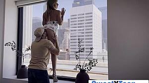 HOT BLONDE TEEN 18+ FROM CANADA DESPERATE FOR DEEP PUSSY DRILLING