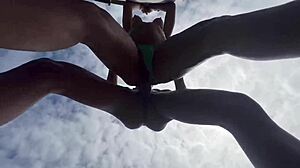 young latinas hook up in public daylight threesome 😜