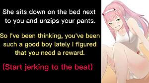 Zero Two Guides You to Suck Cock in Hentai Fantasy