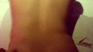 Milf gets fucked from behind by a big-assed gringa.