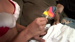 I Had Wild Christmas Sex with a Quick Wet Orgasm