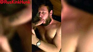 Throat Training Session In Bedroom With Double BJ