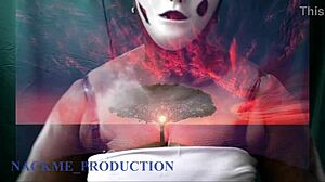 Spirit wife roleplay with curvy black cosplayer