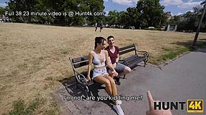 Hunt4k Global Humiliation with European Girlfriend in Hairless POV Action