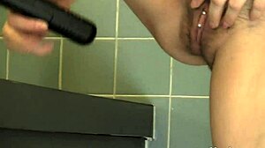 Milf Lucia SHAVING HER SNATCH in Solo Softcore Action