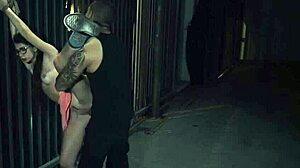 blonde teen punished with anal bondage