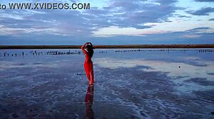 Scenic walk at elton salt lake sunset