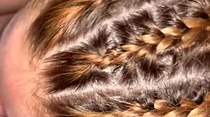 Raw facefucking Pornellia with choking and gagging