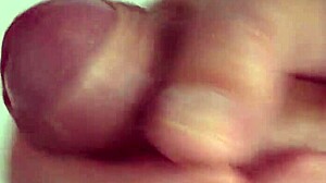 Solo Masturbation Close-Up View.