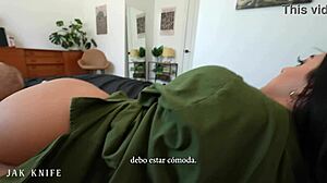 British stepsister gal ritchie forgets panties in bed scene